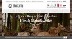 Desktop Screenshot of hirsch-manolzweiler.de
